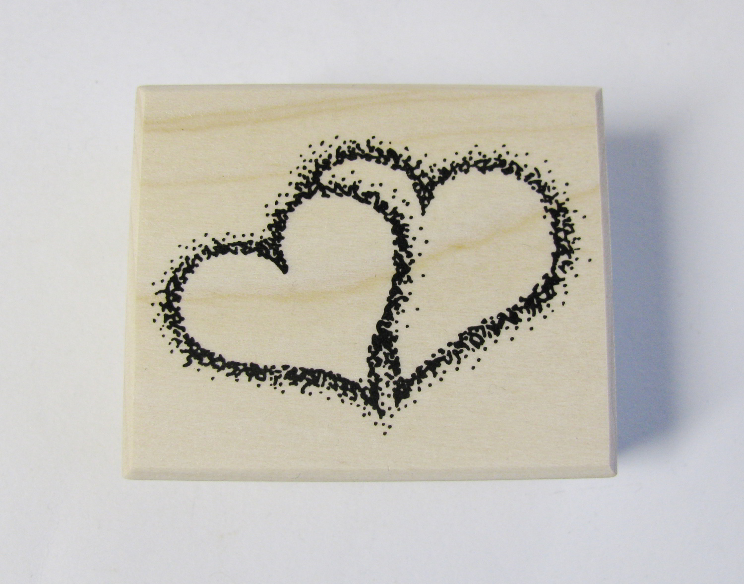 Stempel 2 Herzen, Schön zur Hochzeit, Valentinstag, Verlobung, Liebe